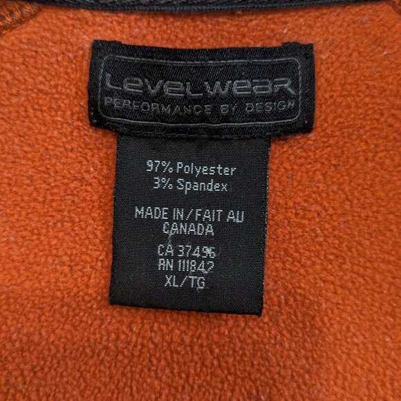 Level Wear Midlayer Class IV White Water Rafting Half-Zip Fleece size Men's XL - Picture 4 of 6